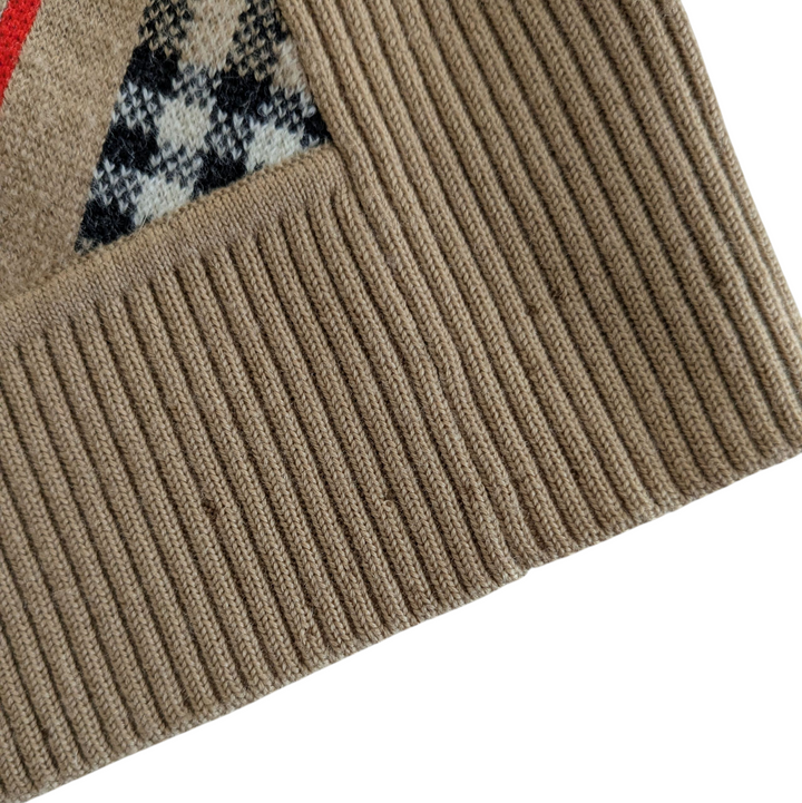 Burberry Long Plaid Cardigan Size Medium