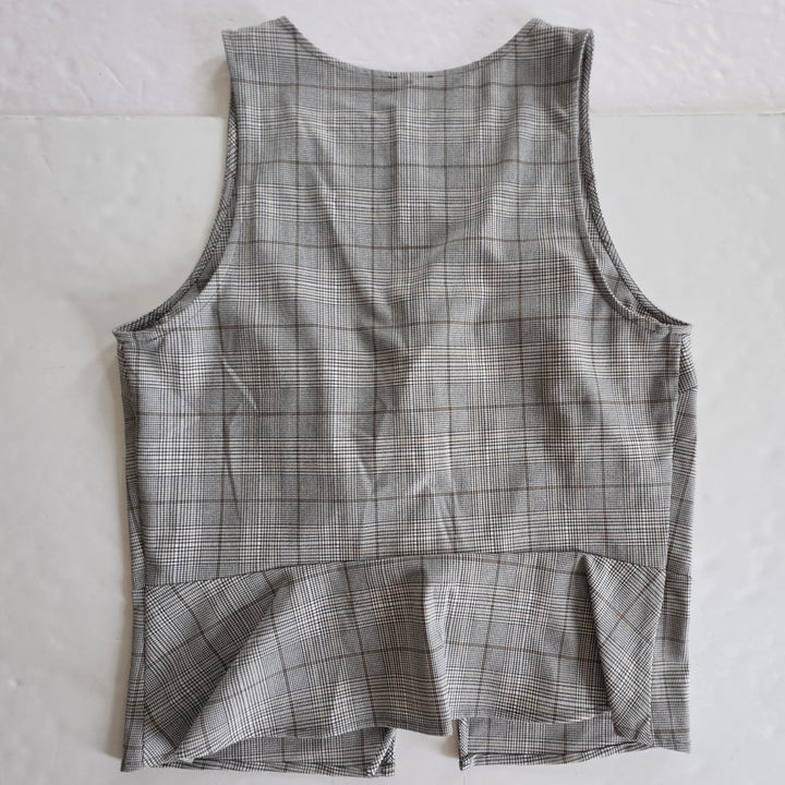 Express Plaid Vest Size Medium