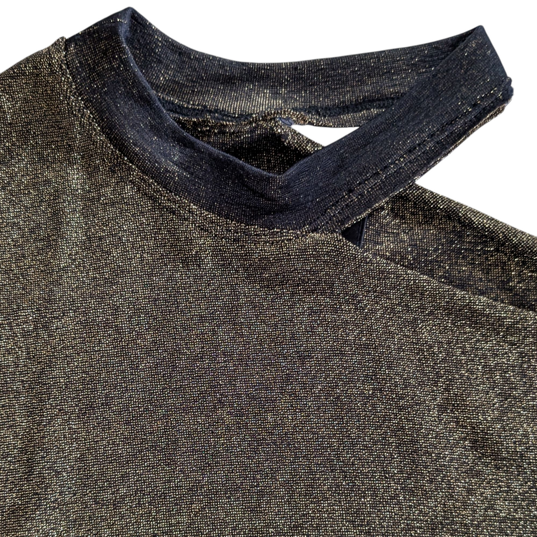 R+A Axel Gold Knit Top Size Medium