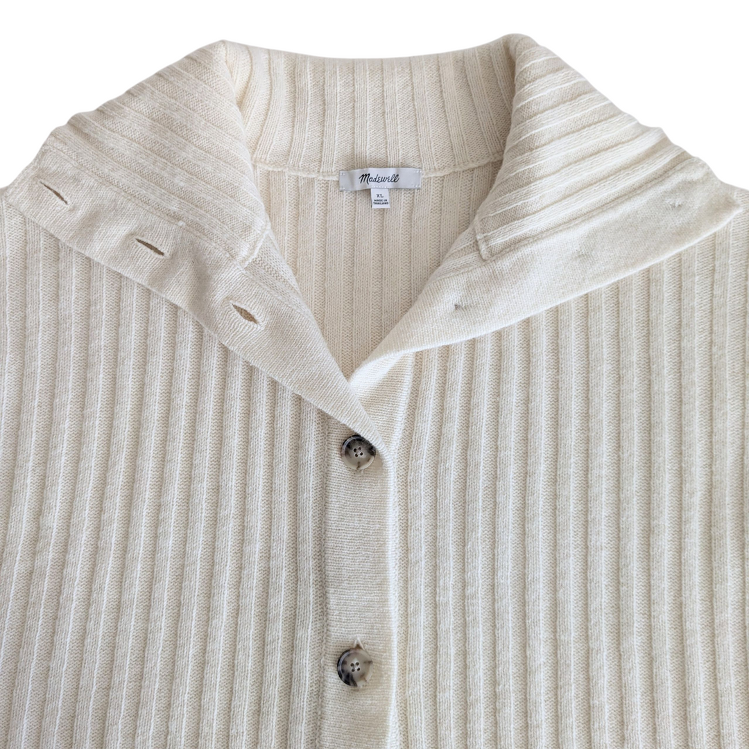 Madewell Cream Cardigan Size XL