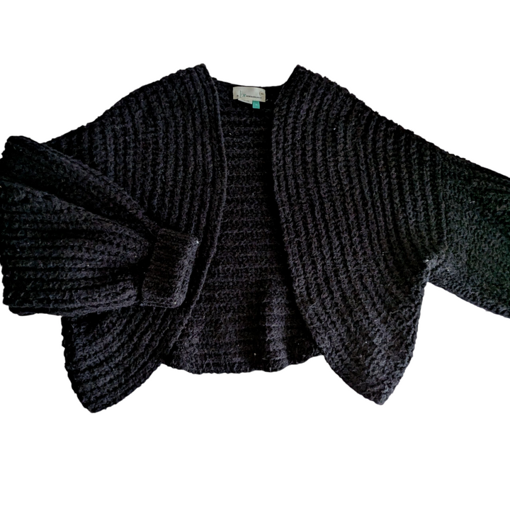 By Anthropologie Knit Bolero Jacket Size 1X
