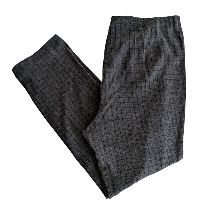 J. Jill Plaid Pull On Pants Size Large