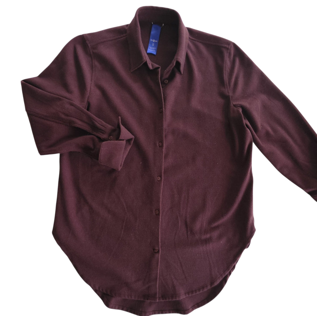 Kit & Ace Burgundy Shacket Size Small