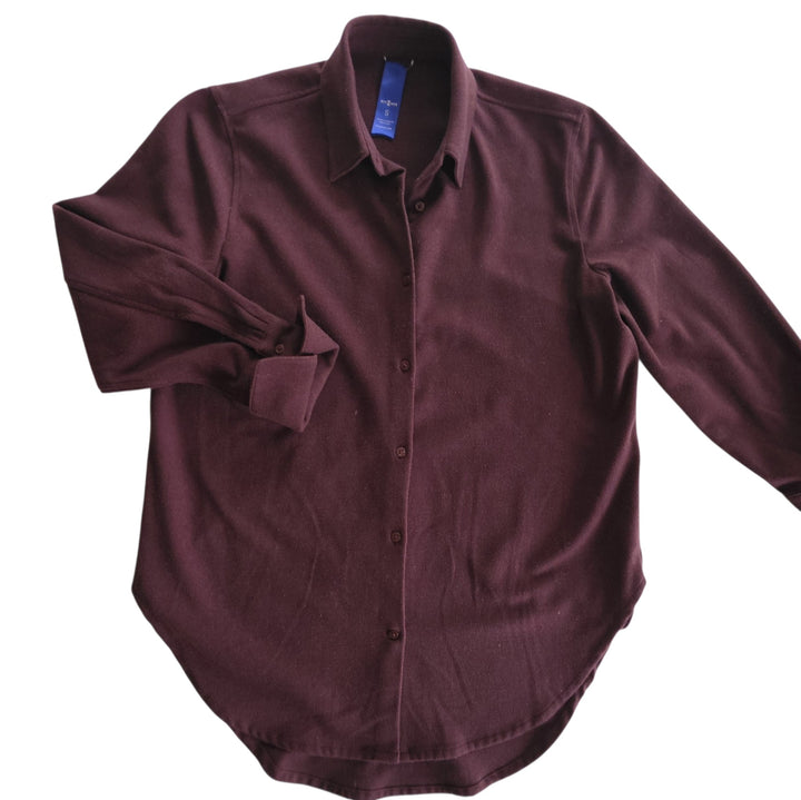 Kit & Ace Burgundy Shacket Size Small