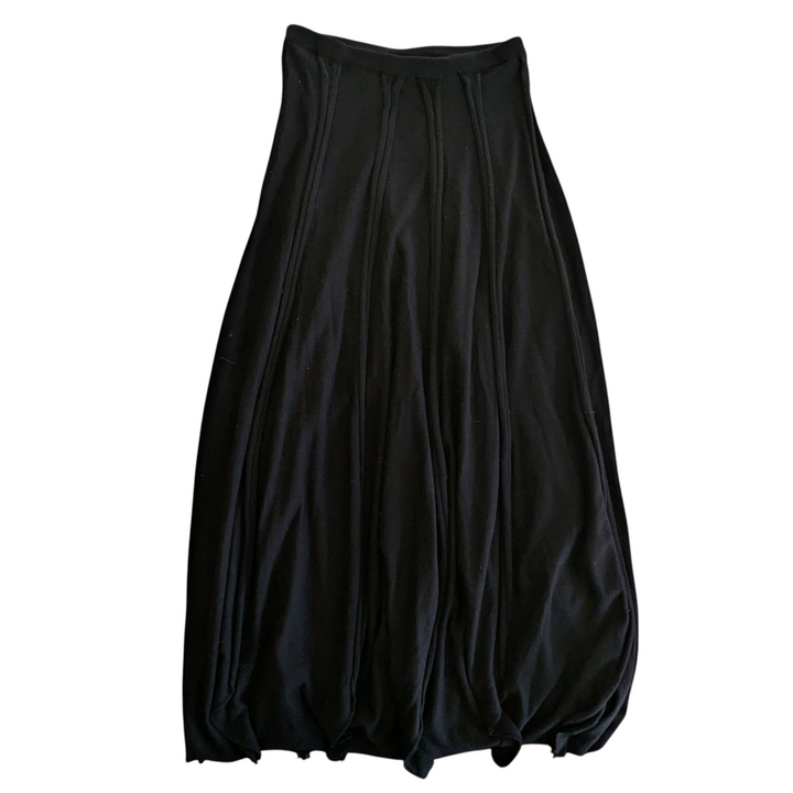 Black Knit Bubble Skirt Size Small