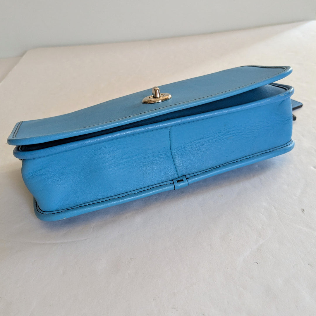 Coach Blue Leather Crossbody
