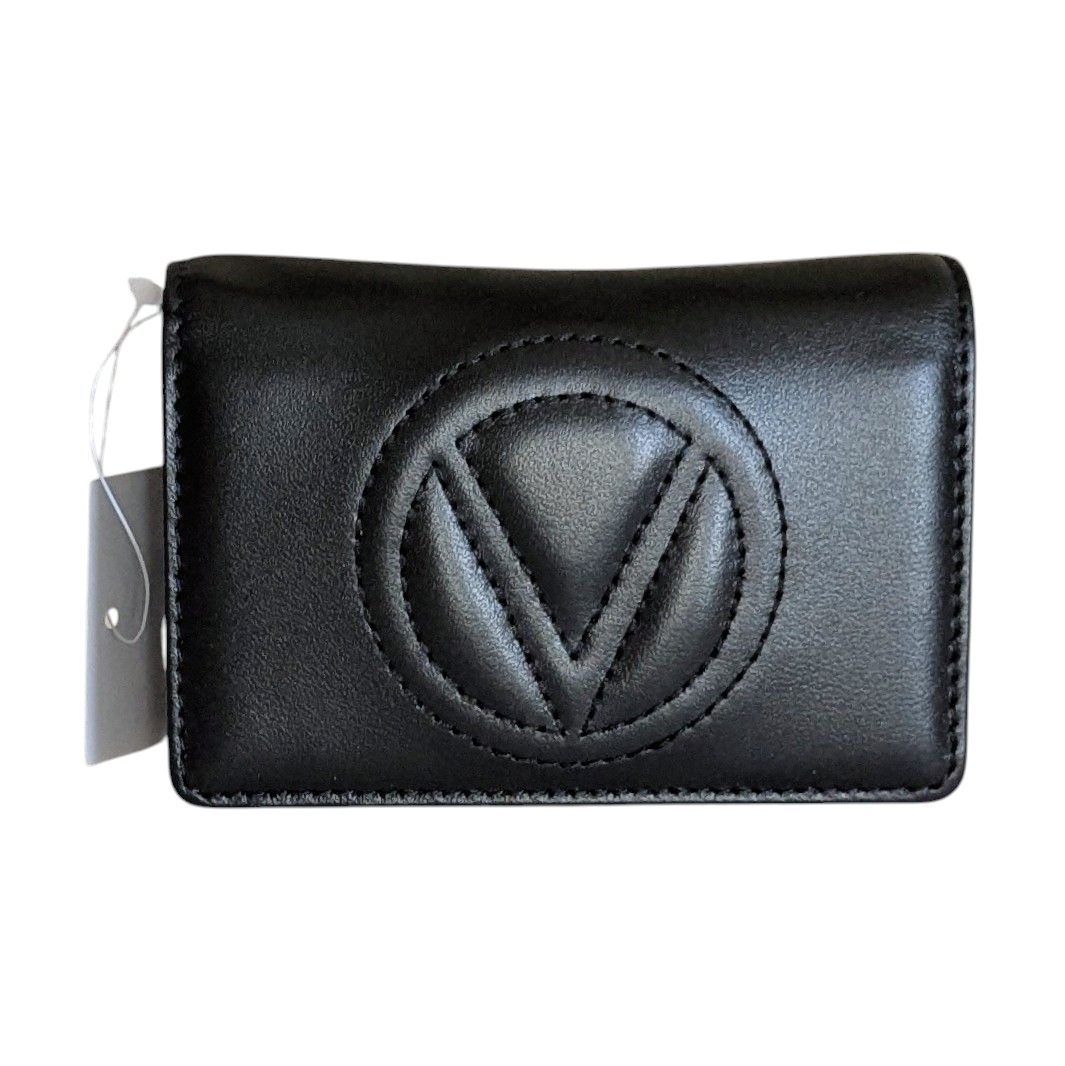 Valentino by Mario Valentino Micro Sauvage Leather Credit Card Case on a Chain