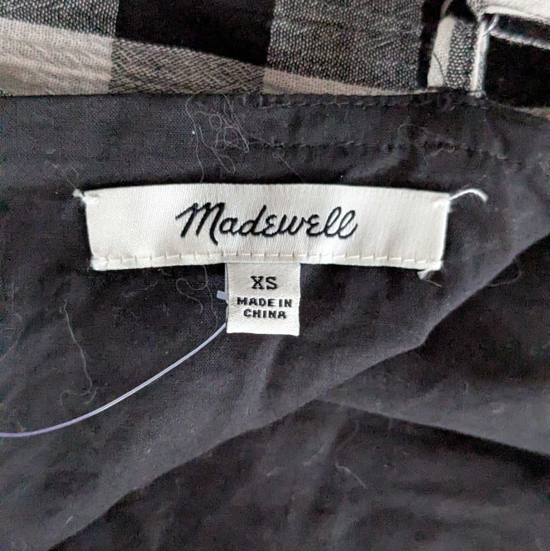 Madewell Gingham Jumpsuit Size XS NWT