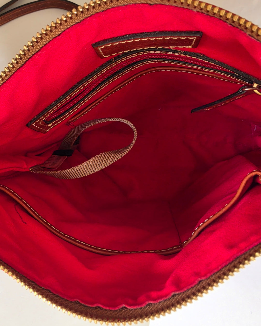 Dooney & Bourke Red Leather Crossbody