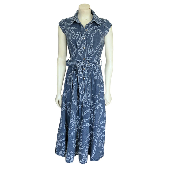 Zoe & Claire Denim Midi Dress Size XS