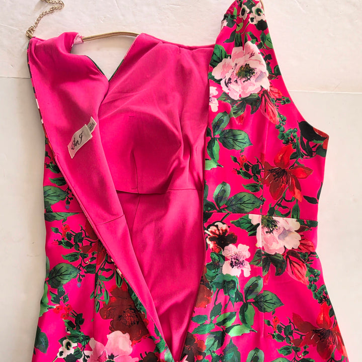 Eliza J Pink Floral Dress Size 8