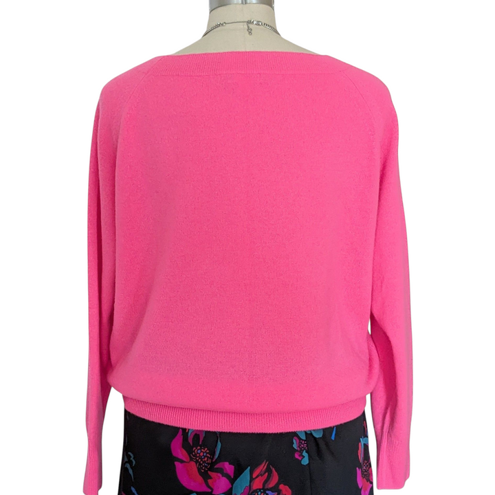J. Crew Neon Pink Cashmere Sweater Size XS