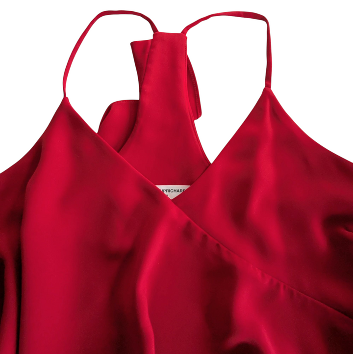 Amanda Uprichard Red Cairo Top Size Medium