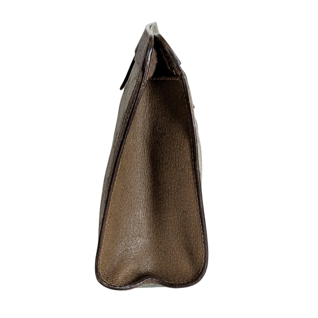 Gucci GG Supreme Sherry Line Vintage Clutch
