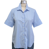 The Shirt by Rochelle Behrens Short Sleeve Button Up Shirt Size XL