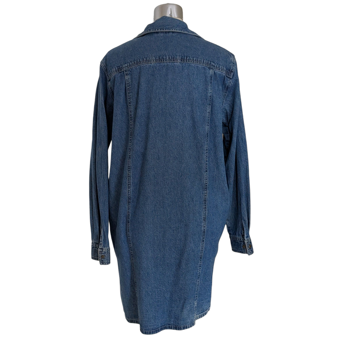 Eddie Bauer Denim Dress Size Large