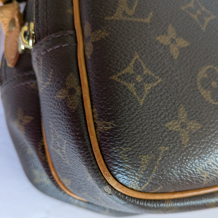 Louis Vuitton Monogrammed Logo Leather Reporter PM Bag