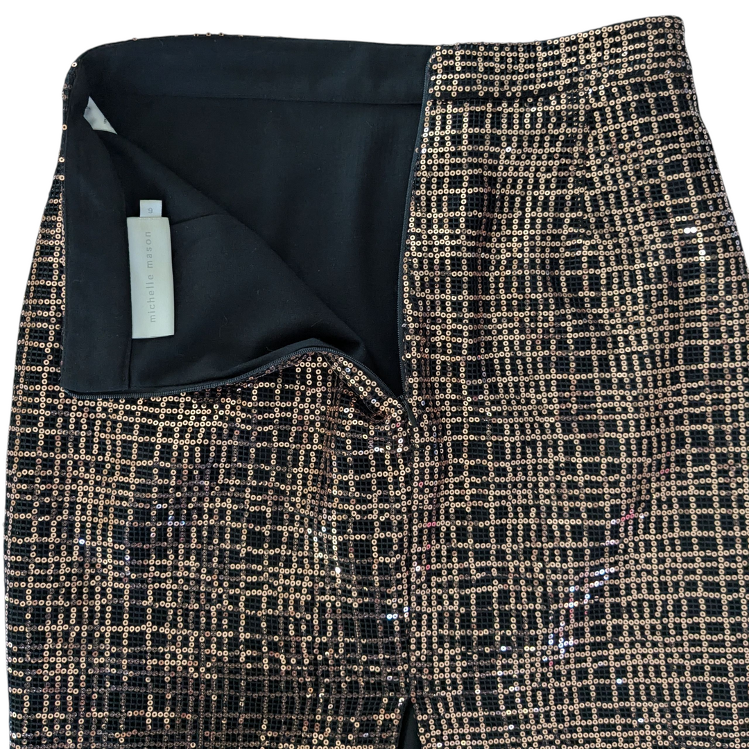 Michelle Mason Sequin Skirt Size 6