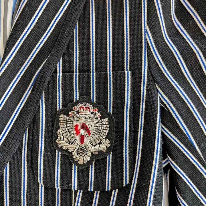 Veronica Beard Striped Cotton Blazer Size 8
