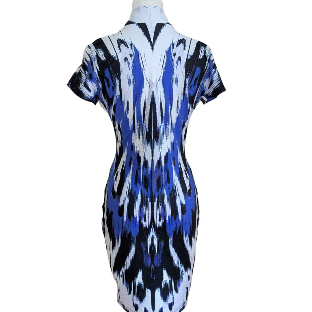 Just Cavalli Ikat Print Dress Size 40