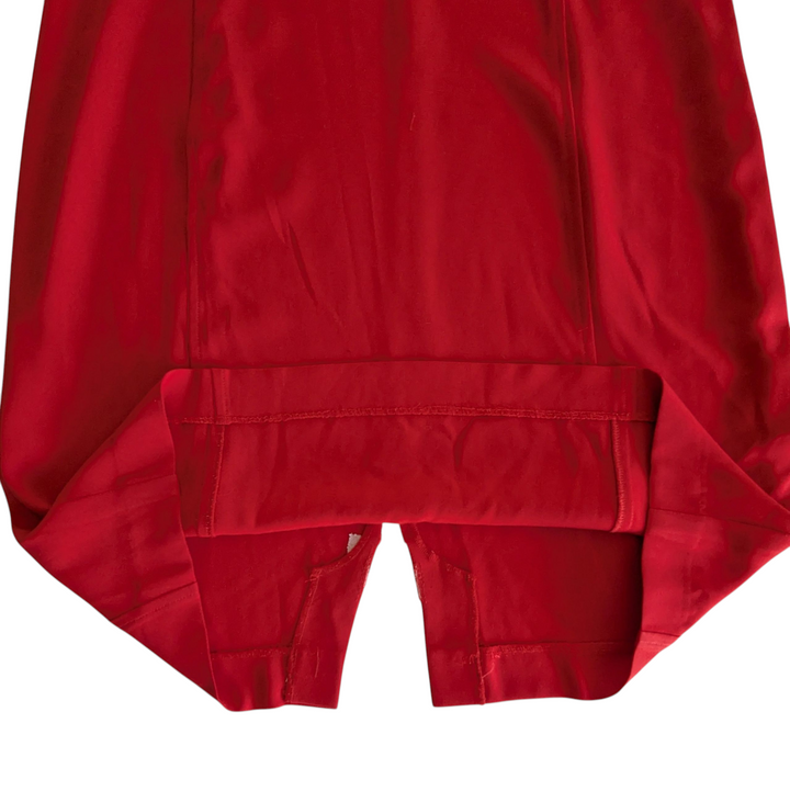 St John Red Crepe Dress Size 12