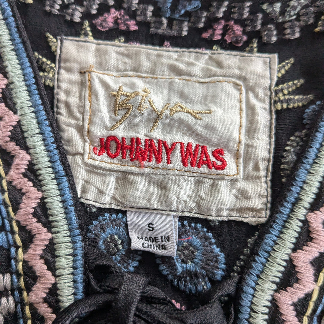 Johnny Was Biya Hendaya Tunic Size Small