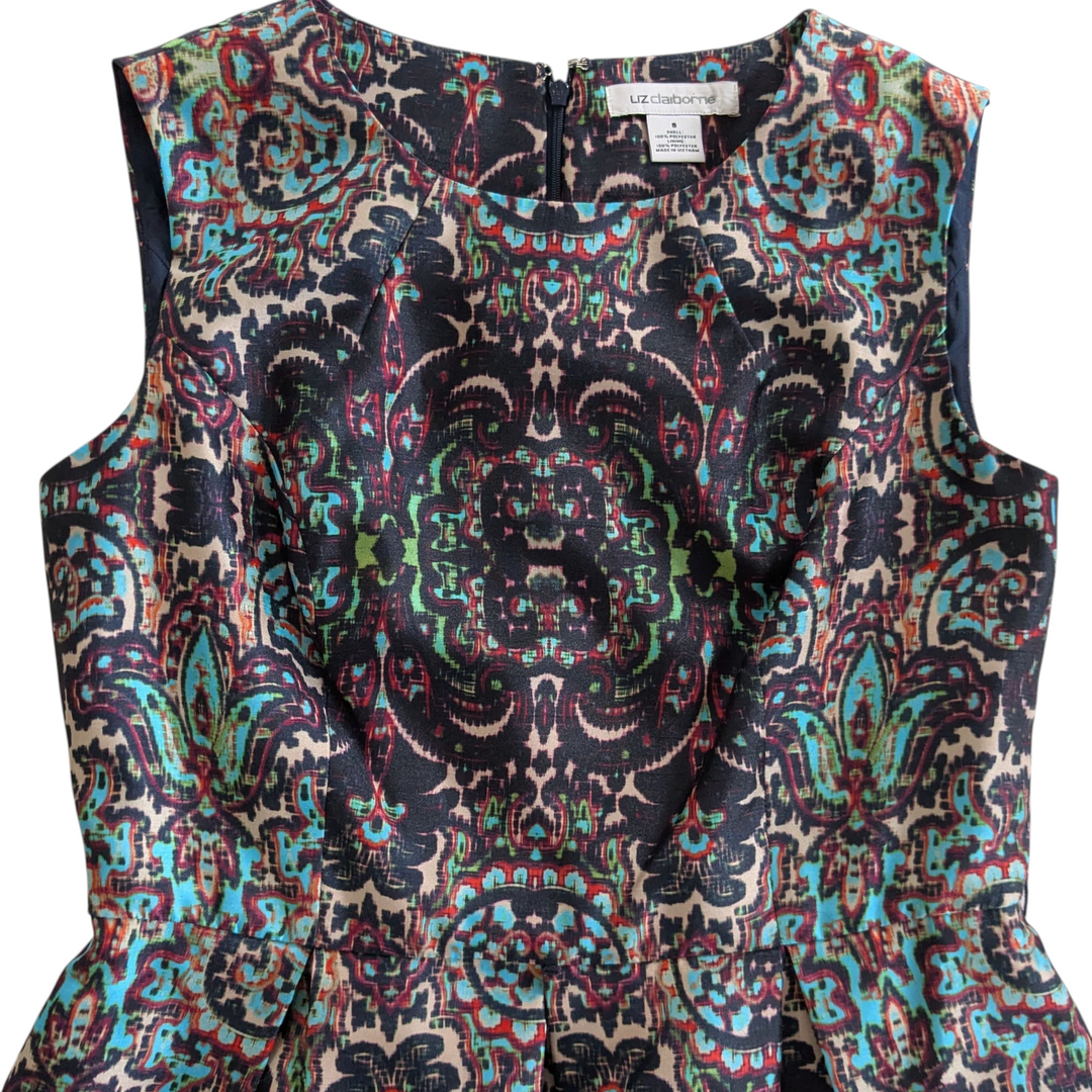 Liz Claiborne Fit & Flare Dress Size 8