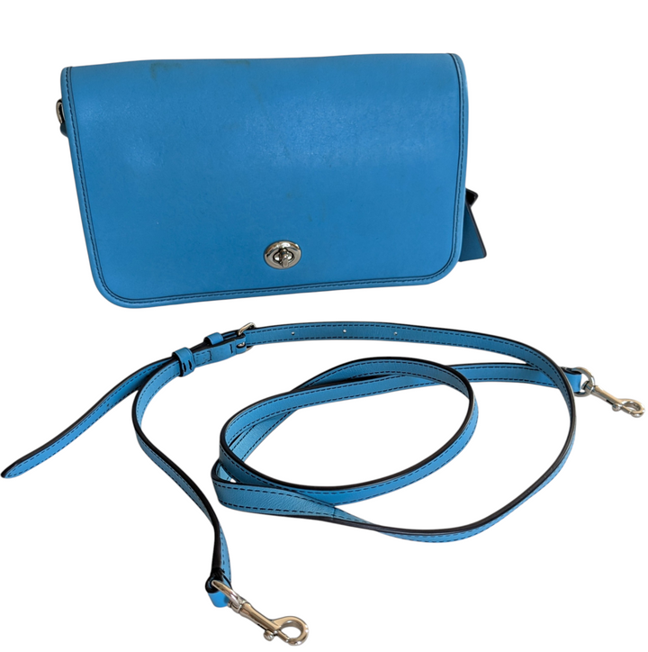 Coach Blue Leather Crossbody