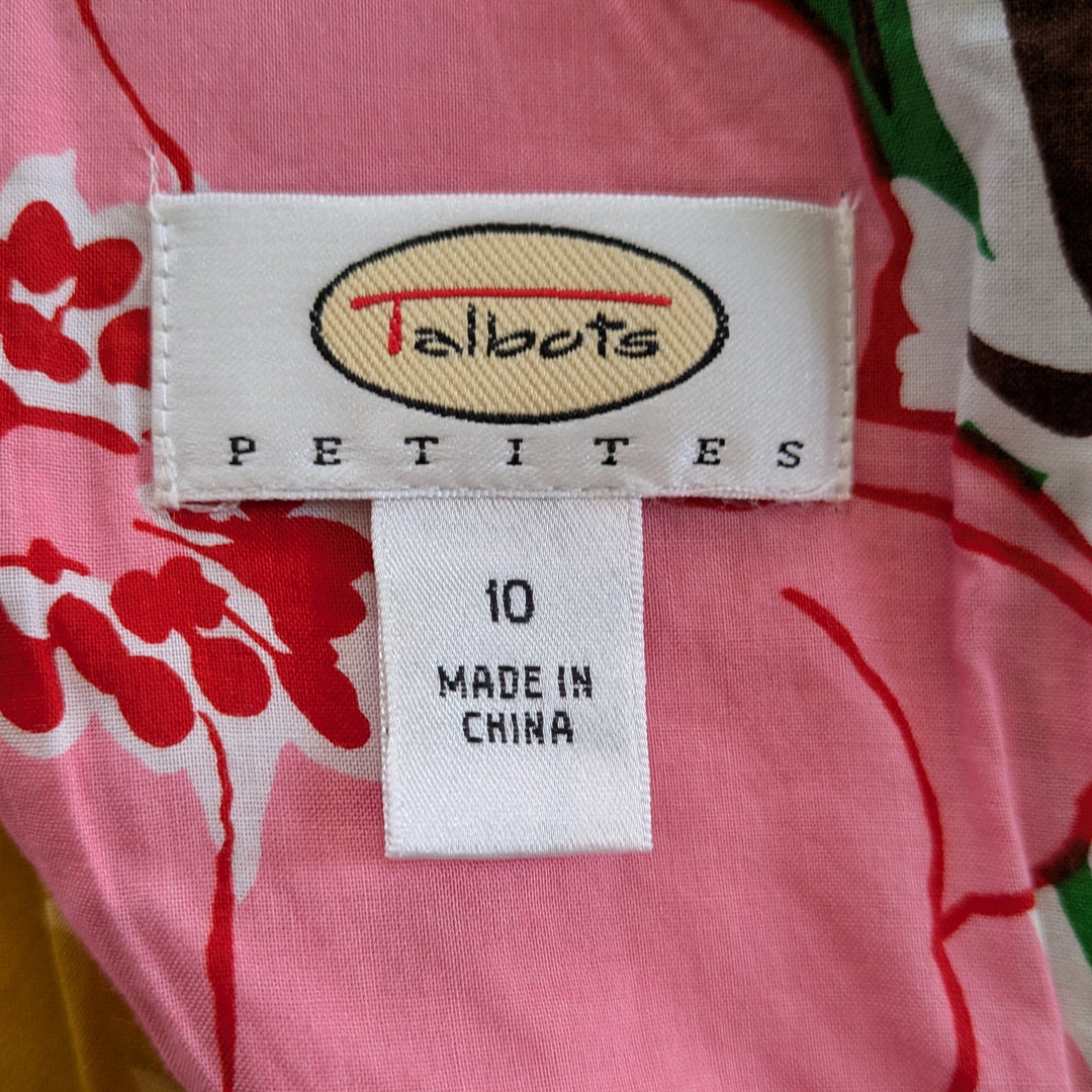Talbots Fit & Flare Dress Size 10P
