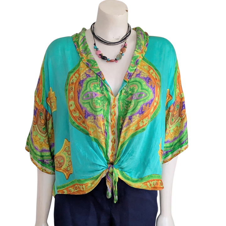 Zara Oversized Crop Top Size Medium