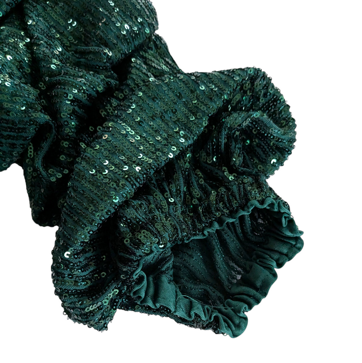 Cece Green Sequin Top Size Medium