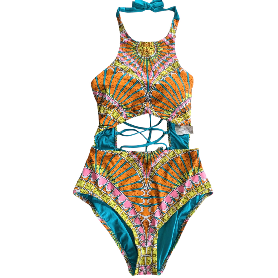 Trina Turk 1 Piece Swimsuit Size 14 NWT