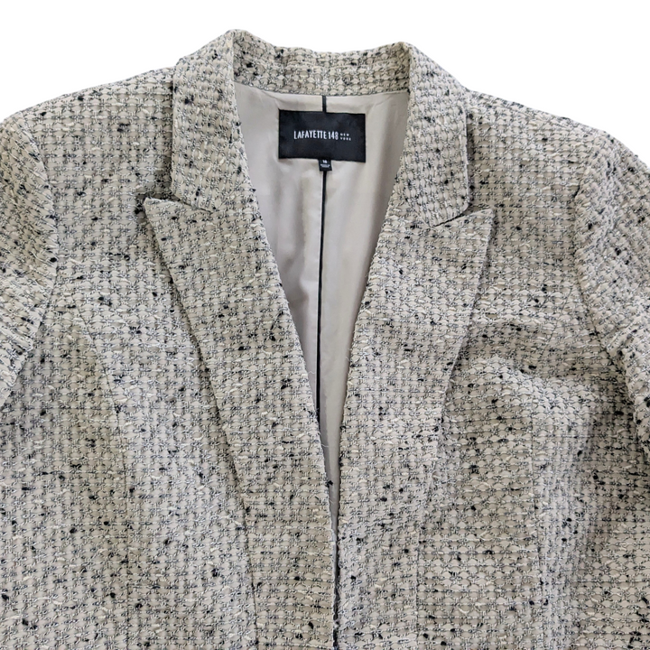 Lafayette 148 Tweed Top Coat Size 16