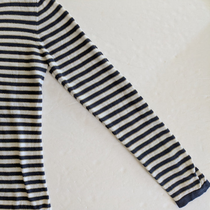 Nicole by Nicole Miller Striped Sweater Size Medium