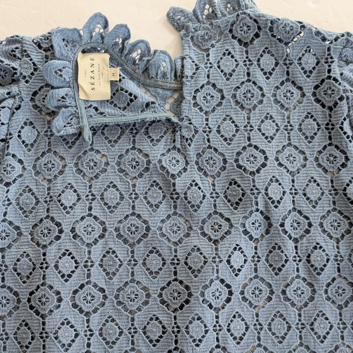 Sezane Eglentine Lace Top Size 34/2
