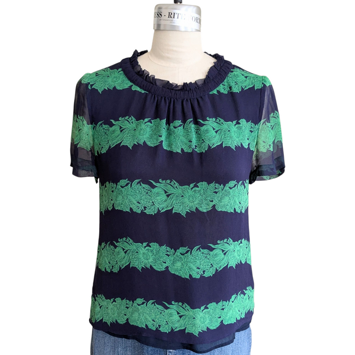 J. Crew Silk Top Size 10