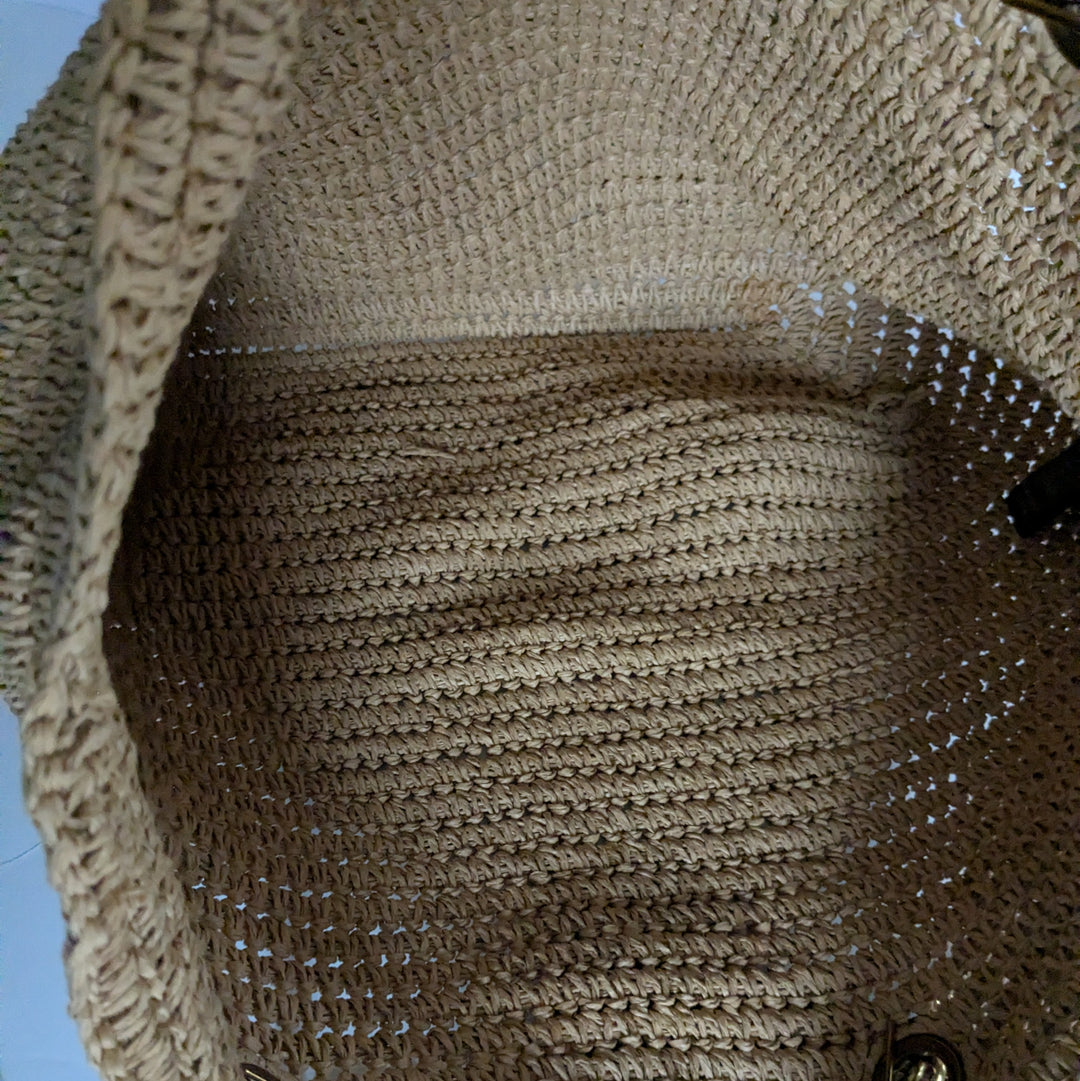 Kurt Geiger Chelsea Straw Shopper Tote