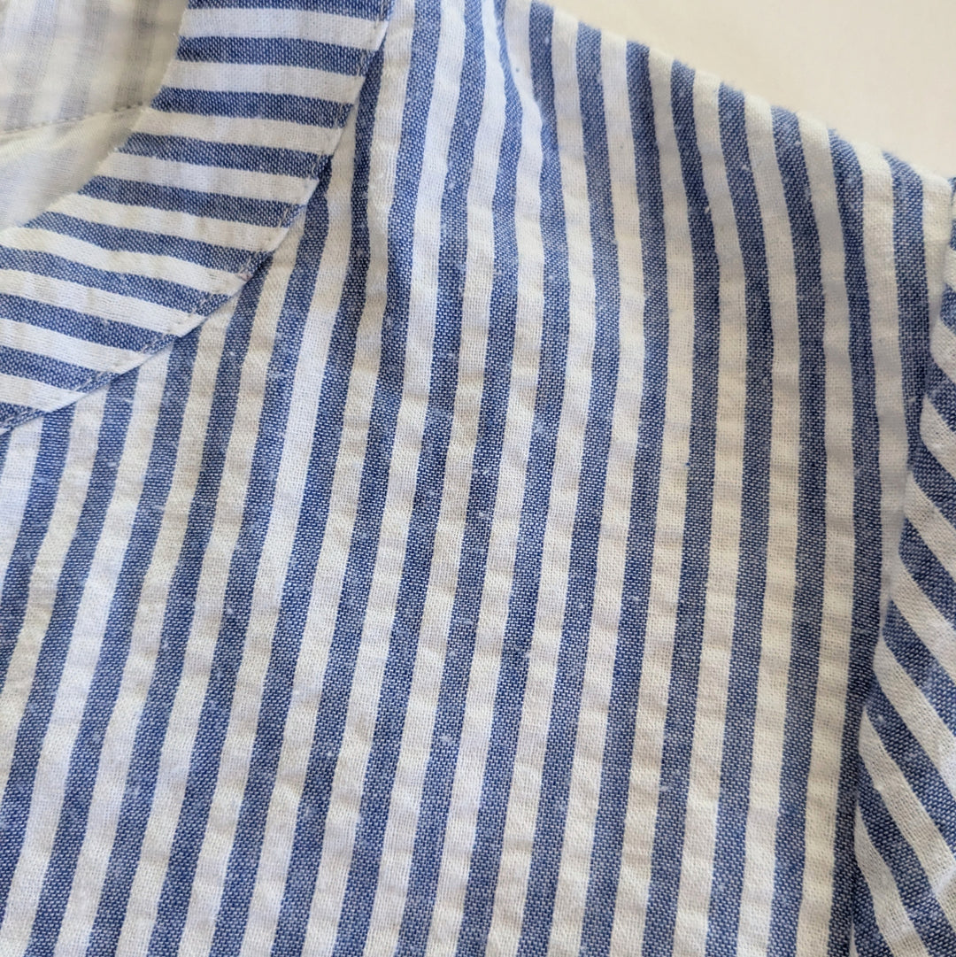 Vineyard Vines Seersucker Wrap Dress Size 14
