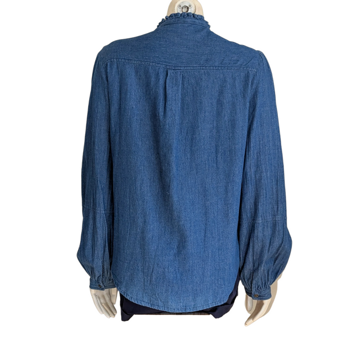 Old Navy Denim Shirt Size Medium Tall