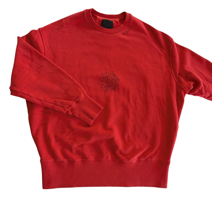 Givenchy Men's 4G Cubix Oversized Sweatshirt Size XXS