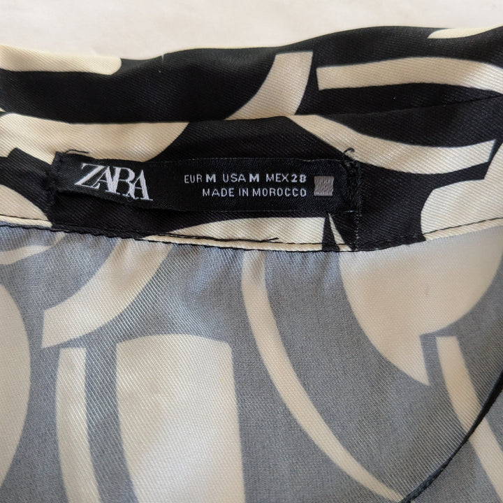 Zara Zebra Print Dress Size Medium