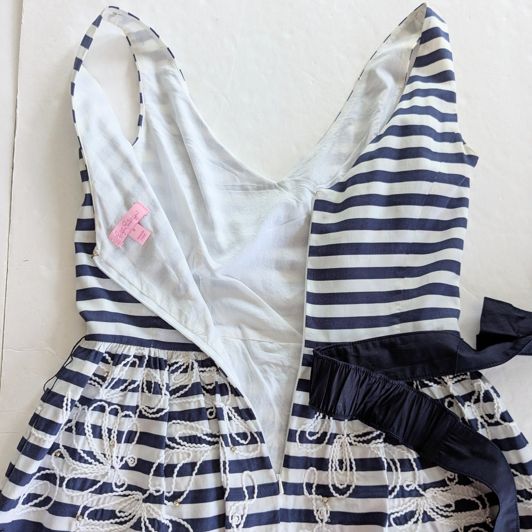 Lilly Pulitzer Rosewell Striped Dress Size 4