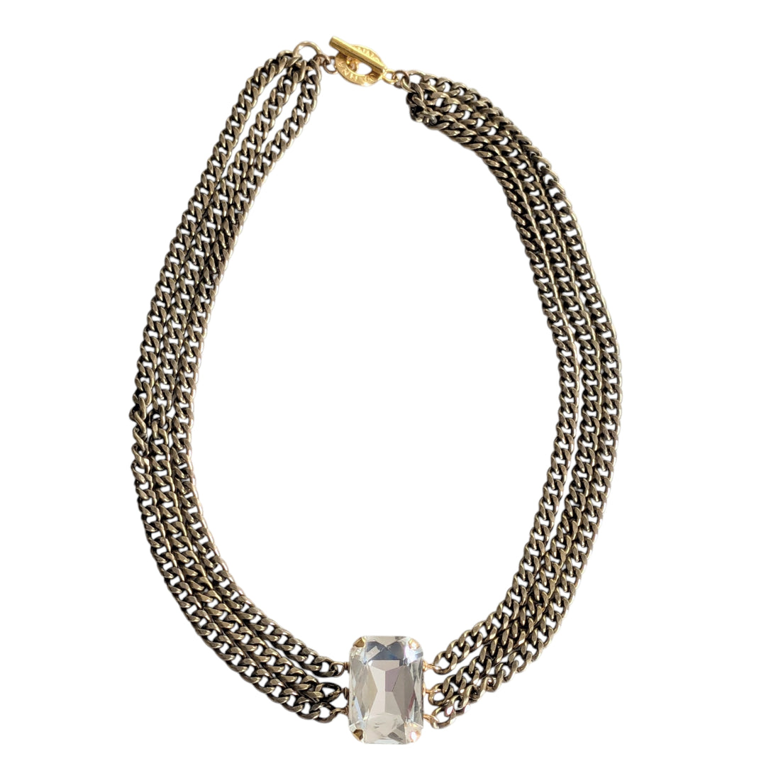 Janna Connor Oversized Crystal Necklace