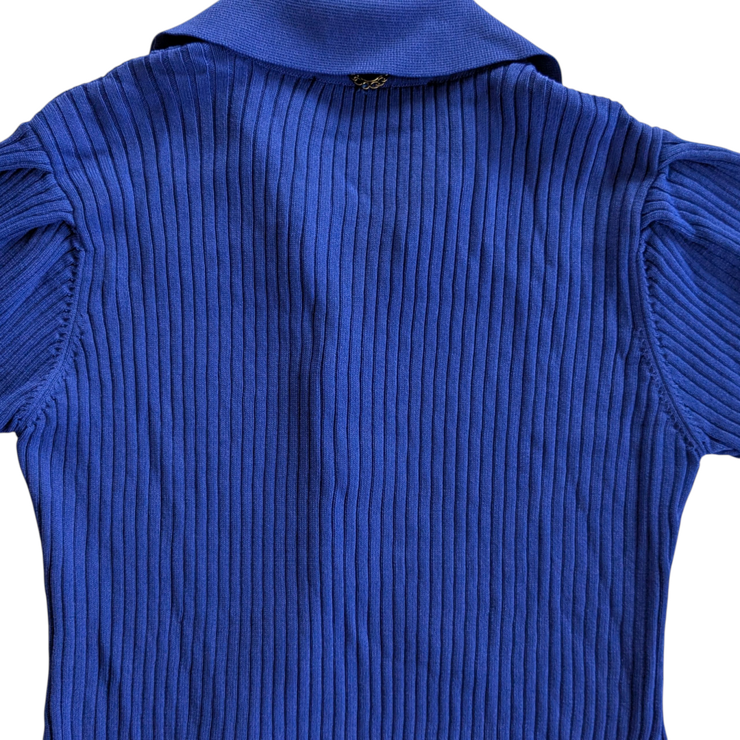 Lynne Black Ribbed Knit Dress Size Large