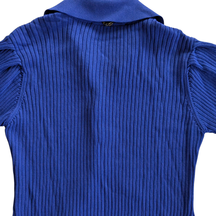 Lynne Black Ribbed Knit Dress Size Large