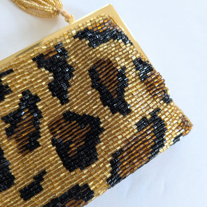 Valerie Stevens Cheetah Print Mini Evening Bag