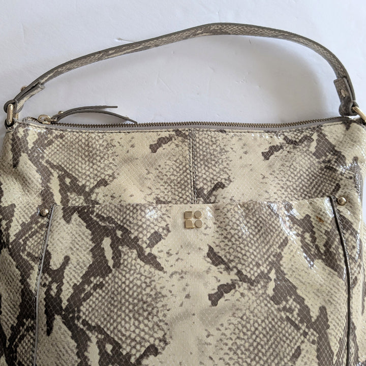 Kate Spade Snake Print Leather Hobo bag