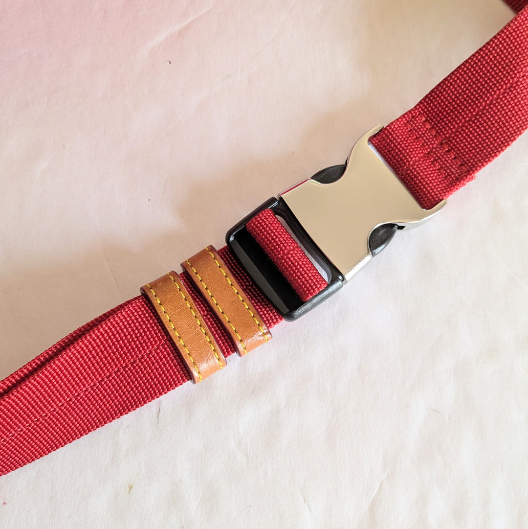 MZ Wallace Red Quilted Belt Bag