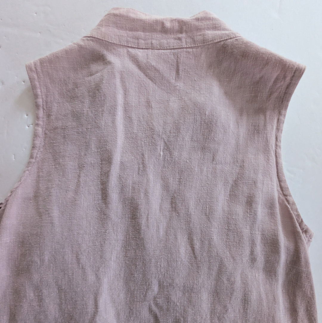Bryn Walker Linen Wrap Vest Size XS