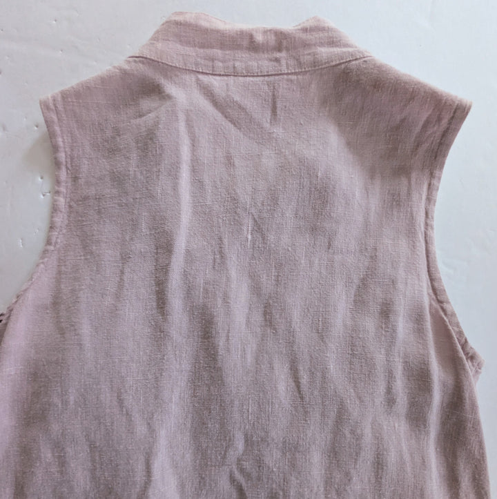 Bryn Walker Linen Wrap Vest Size XS